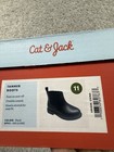Cat   Jack Classic Kids Tanner Chelsea Boots Black Zipper Little Kid Size 11 Nwt