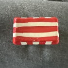 Porcelain Hinged Trinket Box Popcorn Cart Circus County Fair Boardwalk Festival