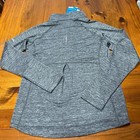 Nwt Columbia Womens Grey Peach Tree Half Zip Pullover Long Sleeve Baselayer L