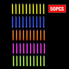 50 Pcs 6   Premium Glow Sticks Bulk - Ultra Bright Large Glow Necklaces