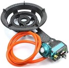 30 000 Btu Ppropane Bbq Single Burner Lp Stove Cooker W  Hose Outdoor Camping