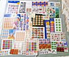Usps Stamp Lot  Sheets  Booklets  Blocks  Souvenir Sheets   541 59 Face  1 2 Off