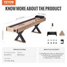 7ft 9ft 12ft Shuffleboard Table For Family Game Room  Shuffle Board With 9 Ft
