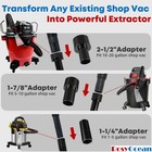 Universal Shop Vac Extractor For Auto Detailing   Carpet Cleaning   Includes    