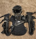 All Star 4 Piece Youth Catchers Gear Set - Ages 79 Black Lp79ps