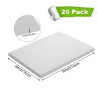 20 Pack 4x6 Inch Linoleum Blocks For Printmaking With Craft Knife Gray