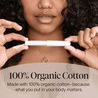 Cora Organic Cotton Tampons 32 Ct Compact Applicator  Super   Super Plus Organic