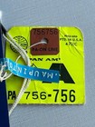 Pan Am Maupintour Usa  Avia Baggage Badge  Vintage 1970   s