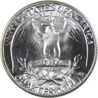 1943 D Washington Quarter Uncirculated Silver 25c Coin