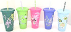Starbucks Holiday Hot Cups 16 Oz Reusable Color Changing Candy Cane Set Of 5 New