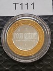 4 Queens Man s 4 Vices Sports  10 Silver Strike Token  999 Fine Silver Las Vegas