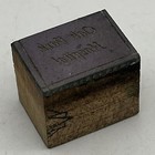 Vintage Printing Letterpress Printers Block Cut Oak Park Hospital Illinois