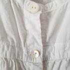 Antique Handmade Lace Girl Child Girls Doll White Dress Slip Cotton Clothing Vtg