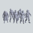 Zombie Horde X6 1 87 Ho X10 Model Railroad Railway Layout Figures