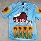 Lot Of 2 Cyclingjersey Mens Size M Vintage Gore-tex Giordana 1 2 Zip Poly