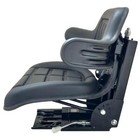 Black Tractor Suspension Seat Fits Massey Ferguson Series 150 165 175 180 185