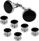 Tuxedo Studs And Cufflinks Set  Mens Cufflinks And Cuff Studs Set Cuff Links Sta