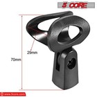 5 Core Microphone Clip Holder 4 Pieces With Screw Adapters 5 8 To 3 8 Inch