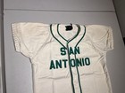 Baseball Jersey Men   s Medium San Antonio Vtg 50   s Mac Gregor Tan Green Stripe
