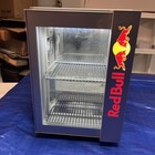 Red Bull Mini Fridge Silver Aluminum Counter Top Eco Led