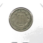 1865 Three Cent Piece Nickel F