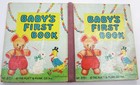 1939 Baby s First Book Vintage Hardcover Platt   Munk Antique G  Debeanlien Art
