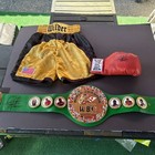 Deontay Wilder Signed Boxing Wbc Replica Championship Belt  Trunks glove-beckett