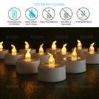 24pcs Flameless Led Tea Light Candles 200  Hours Battery Life W  Remote Control