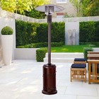 Outdoor Patio Heater Propane Gas 40000 Btu Bronze Portable
