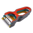 3pcs Stainless Steel Multi-function Potato Peeler Fruit Vegetable Chopper Mini S