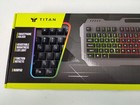 Titan Wired Led Metal Gaming Keyboard W smartphone Holder