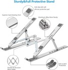 Soporte Ajustable Aluminio Para Ordenador Computadora Port  til Multi  ngul Laptop