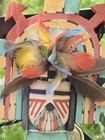 Signed T  Huma Hopi Tewa Kachina Katsina Doll 20  Feathered Native American Art