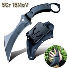 9 fixed Blade Knife W sheath Full Tang Survival Knife Hunting Gear Tactical Gear