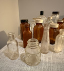      Vintage Medicine Apothecary Pharmacy Bottle Lot Of 19     
