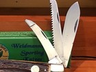 Vintage Weidmannsheil Lock Back Knife Germany Hunting Stag Box