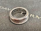 New davldyurmansterling Silver 8 5mm Streamline Full Diamond Band Ring Size Us 7