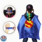 Fera Superhero Capes With Mask And Wristbands For Kids Toys For 3-10 Year Boy