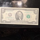 1976 Series  2 Two Dollar Banknote Stamped Paper Money  Circulated