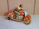 Vintage Marke Technofix Tin Wind-up Motorcycle 258 Original Box Post-war Germany