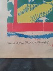 Coca Cola 1972 Lithograph By Alan Laurie -  hand Of Man  running Through   
