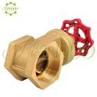 2-1 2 Inch Brass Gate Valve Dn65  Npt Brass Female Threaded Rotary Globe Valve