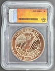 1 Oz Copper Rounds Peace Dollar Design Icg Coinhub Slab Brilliant Unc
