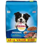 Kibbles  n Bits Dry Dog Food  Original Savory Beef   Chicken Flavors  45 Lb  Bag