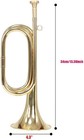 B Flat Military Cavalry Scouting Trumpet Bugle With Mouthpiece For School Ban   