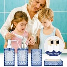 6-piece Bathroom Accessories Set     Toothbrush Holder  Lotion   Soap Dispenser   