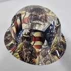 Full Brim Hard Hat Custom Hydro Dipped In American Soldier Usa Exclusive Here