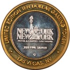 Las Vegas  10  999 Silver Casino Strike Token  6 Oz Ny Hotel Rita Rudner  Unc