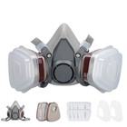 15in1 Respirator Half-mask Gas Mask Dust Mask Paint Mask With Replaceable Filter