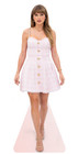 Taylor Swift Pink Dress 6ft Life Size Cardboard Cutout Standee Elegant Look